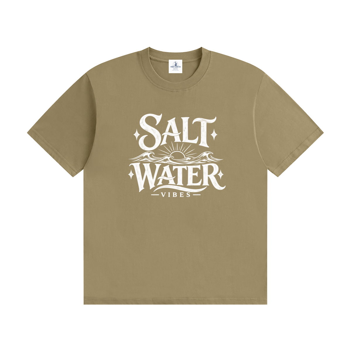 Salt Water Vibes Vintage Coastal T-Shirt | Unisex