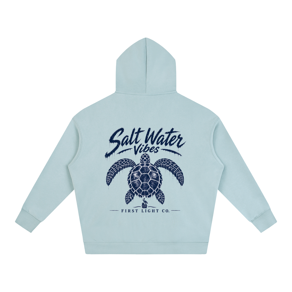 Salt Water Vibes Oversize Fleeced Hoodie