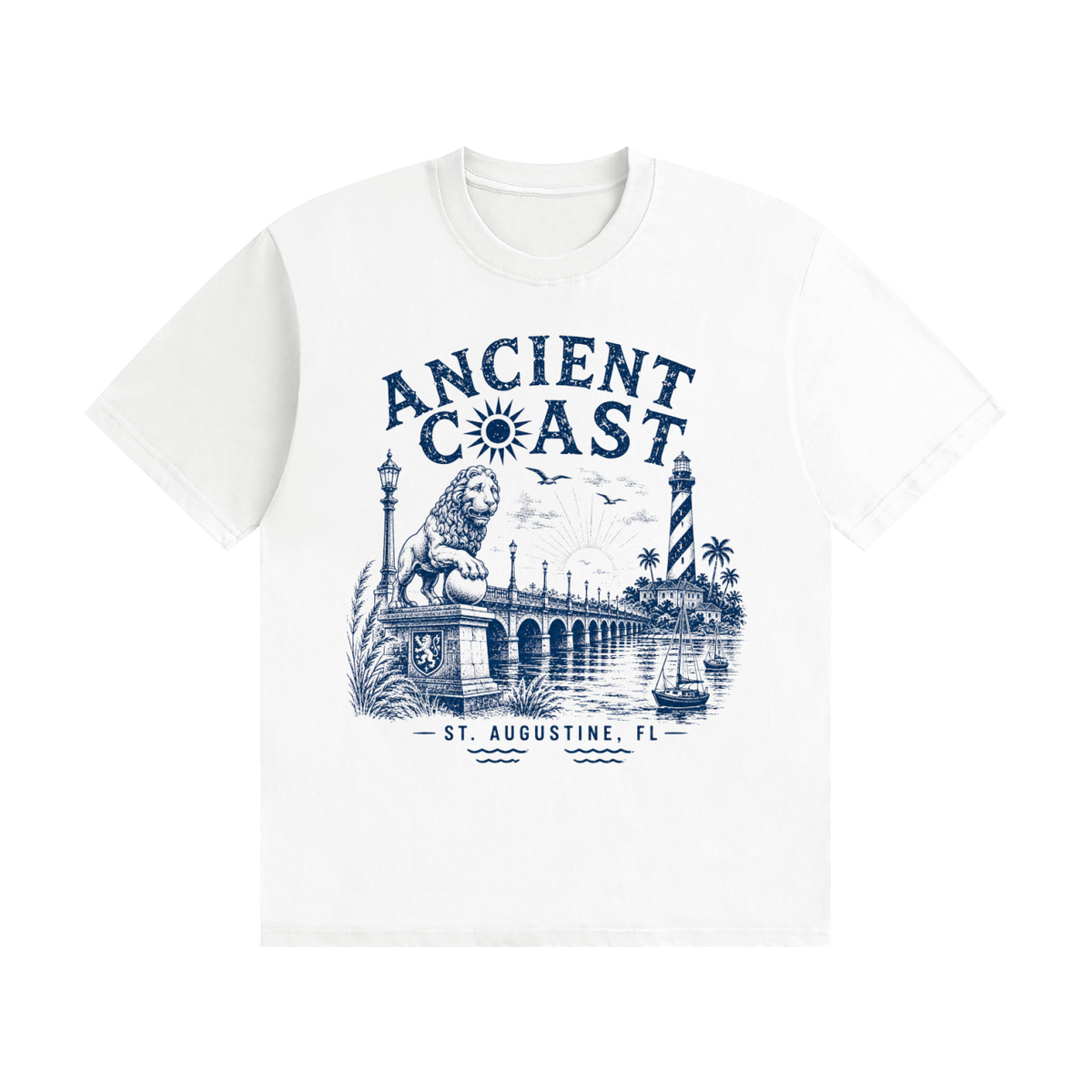 Ancient Coast Premium T-shirt | St. Augustine Collection