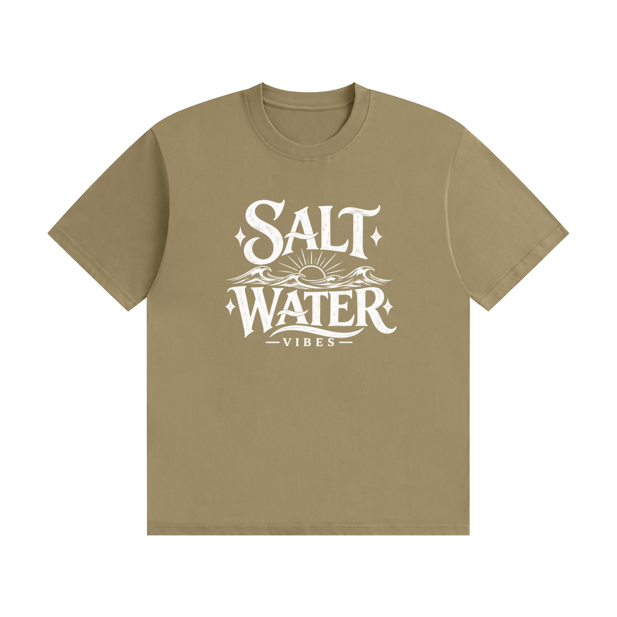 Salt Water Vibes Vintage Coastal T-Shirt | Unisex