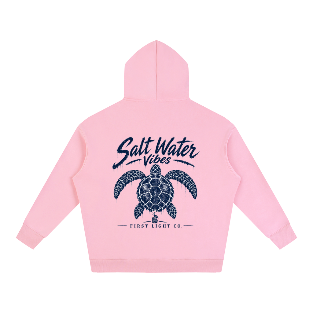 Salt Water Vibes Oversize Fleeced Hoodie