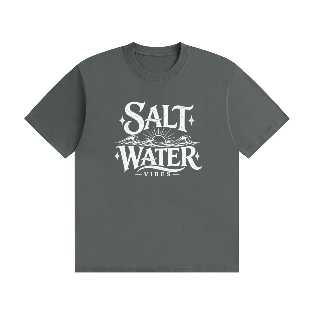 Salt Water Vibes Vintage Coastal T-Shirt | Unisex