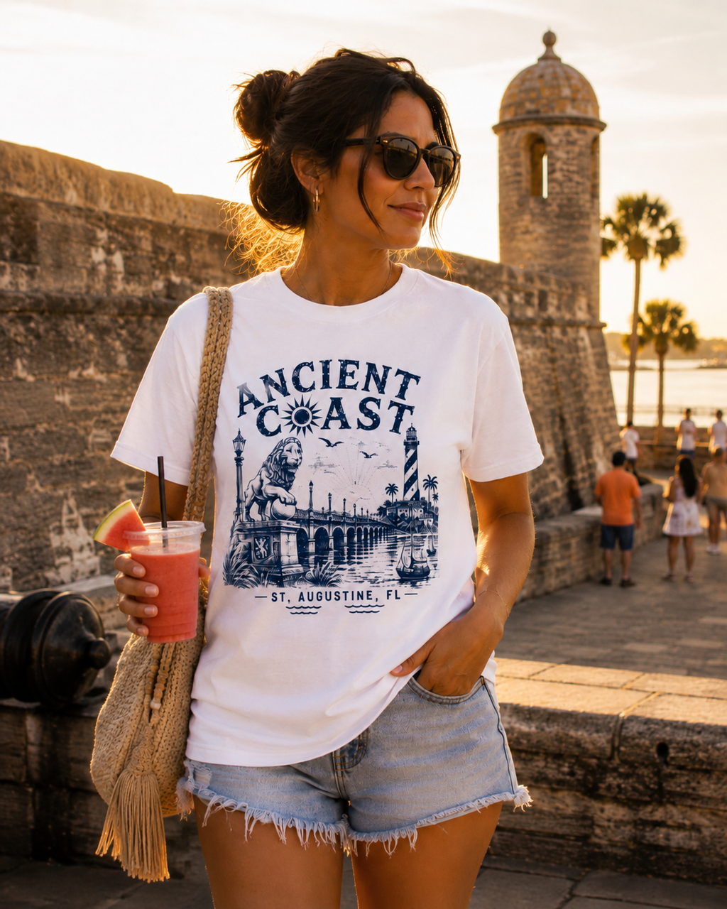 Ancient Coast Premium Hoodie | St. Augustine Collection