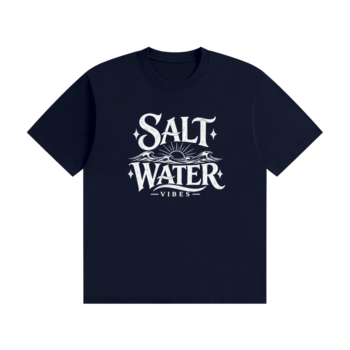 Salt Water Vibes Vintage Coastal T-Shirt | Unisex