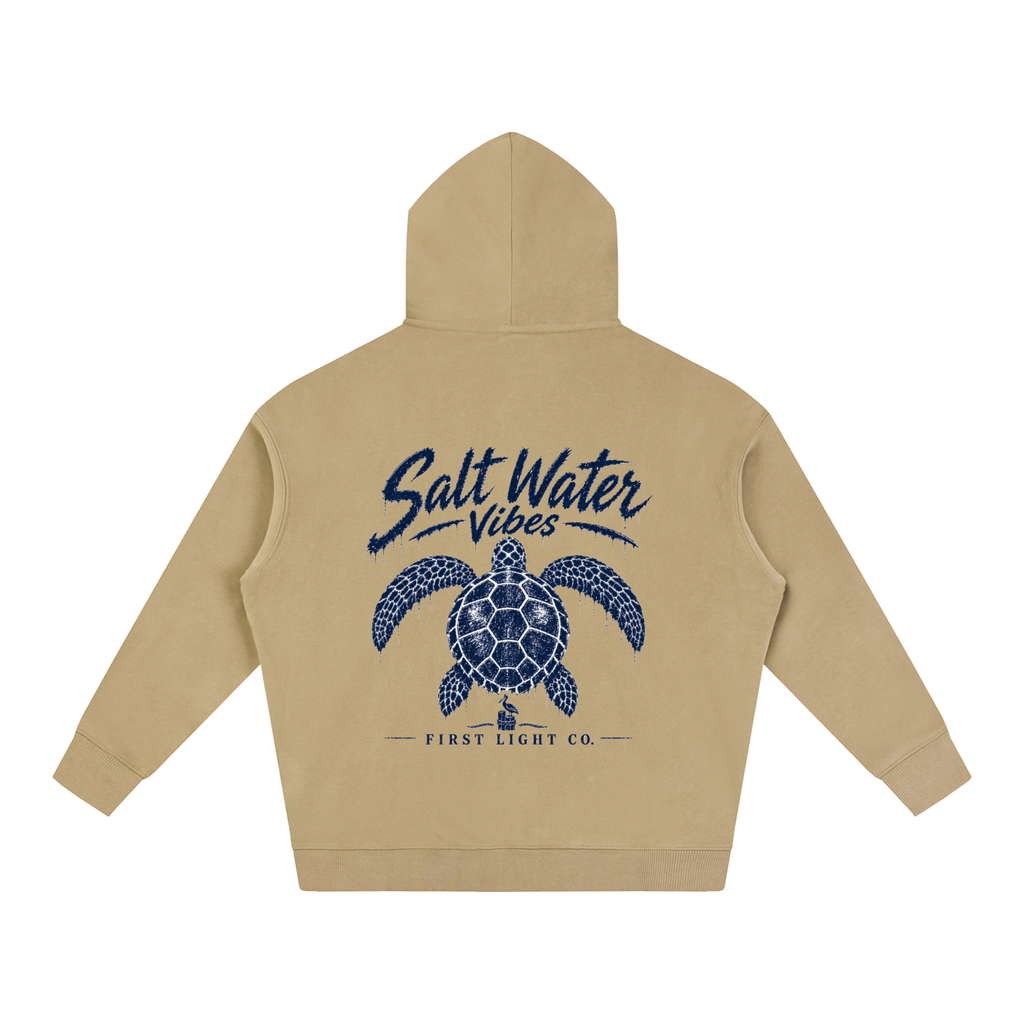 Salt Water Vibes Oversize Fleeced Hoodie