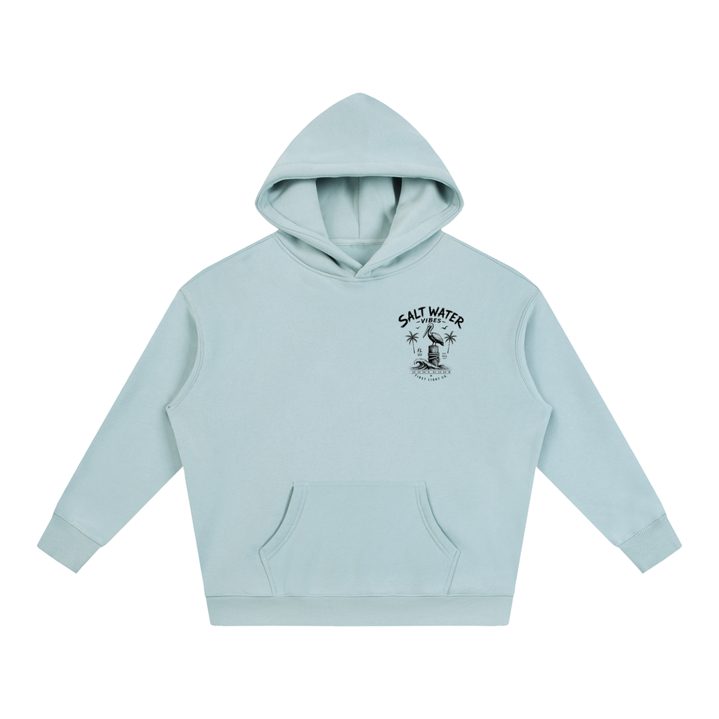 Salt Water Vibes Oversize Fleeced Hoodie