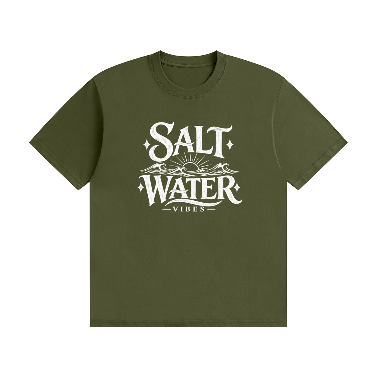 Salt Water Vibes Vintage Coastal T-Shirt | Unisex