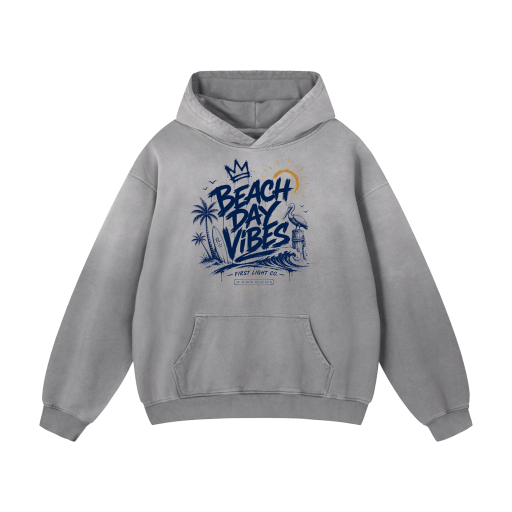 Beach Day Vibe Oversized Hoodie